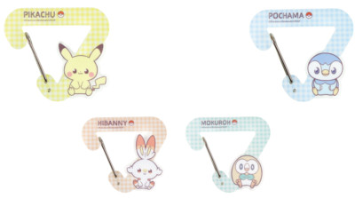 PC401 Pokemon Center Poke Piece Die cut Acrylic Carabiner Holder select