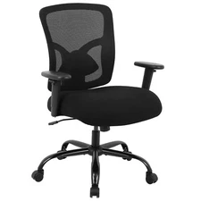 Big and Tall Office Chair 400lbs Desk Chair Mesh Computer Chair w/Rolling Swivel