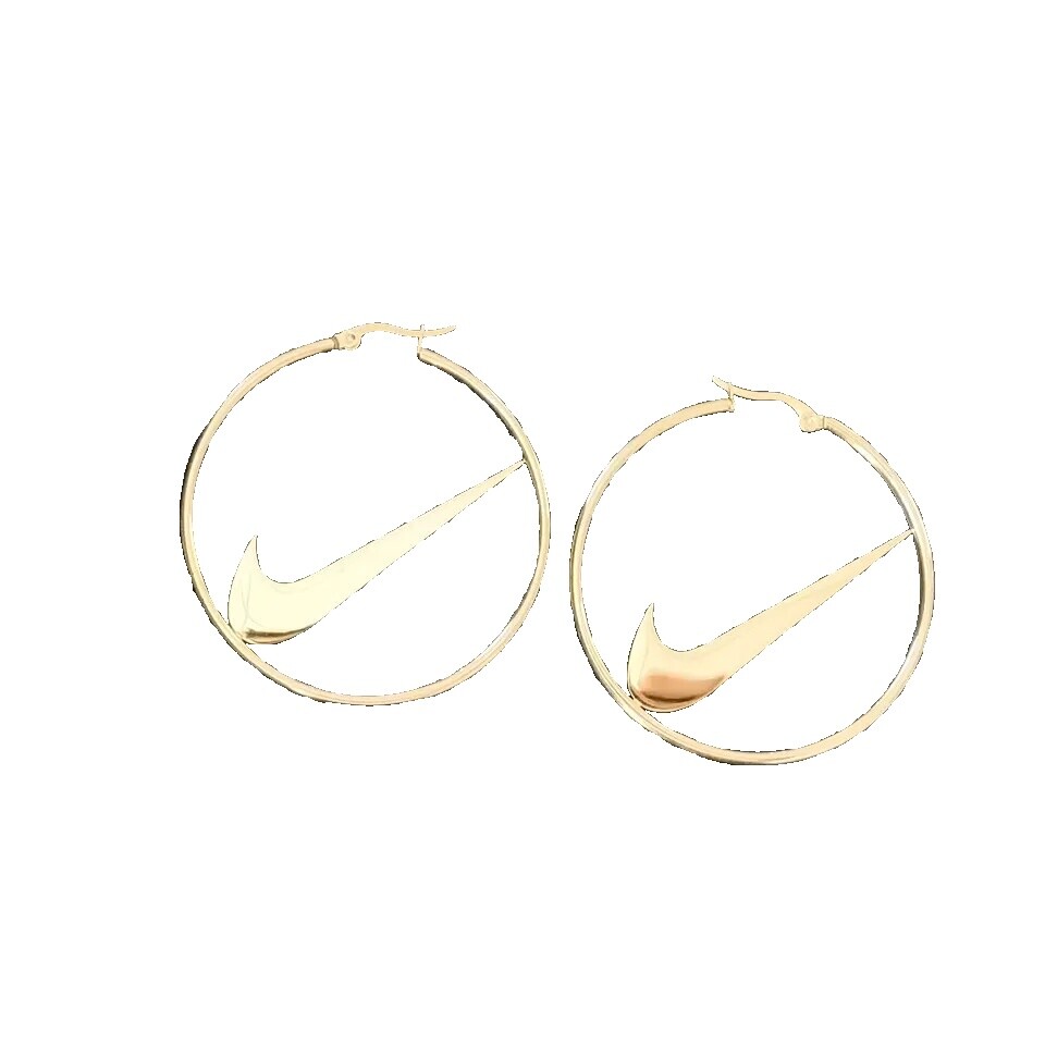 FW18 Supreme Nike 14K Gold Ring Earring 14k Supreme NIKE Gold