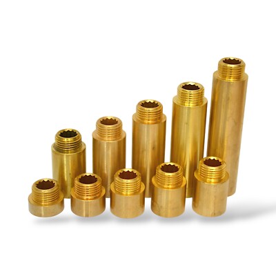 Hahnverlängerung Gewindefitting Anschluss Verlängerung Messing Fitting 1/2''