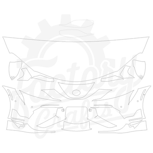 Stone Guard Paint Protection Film Clear Bra PPF For Toyota GR Supra 20-21 H-F  - Picture 1 of 6