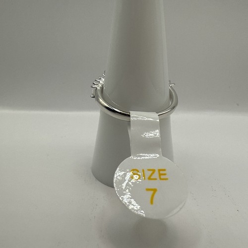 Bomb Party Rose Quartz CZ on Rhodium A Sunkissed Moment RBP8247 Ring Size 7 - Picture 4 of 5