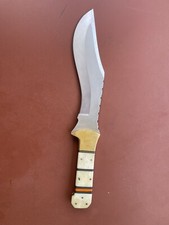large bowie hand made knife