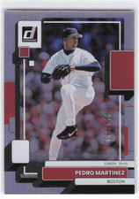 2022 Donruss Pedro Martinez Foil Career Stat Line #/500 Baseball Card