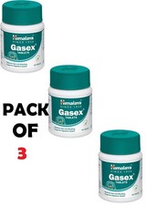 Himalaya Gasex 100 Tabs x3 Digestive Support Exp 02/2027 Herbal Remedy
