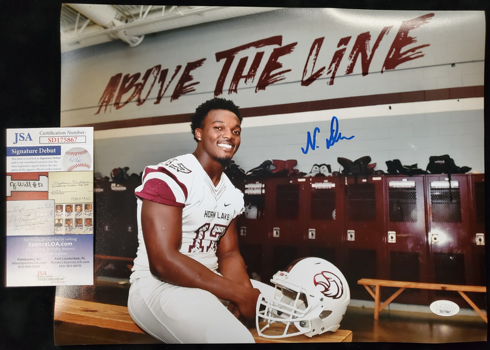 HORN LAKE EAGLES NAKOBE DEAN AUTOGRAPHED SIGNED 11x14 PHOTO JSA COA eBay