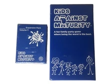 Kids Against Maturity Family Party Game with 100 Card Expansion Pack READ