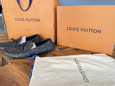 Mocassini Louis vuitton in Pelle Nero taglia 10.5 UK - 22845218