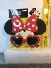 Disney Minnie Mouse Shades By Sun Staches, Minnie Mask Sunglasses, Brand New MOC
