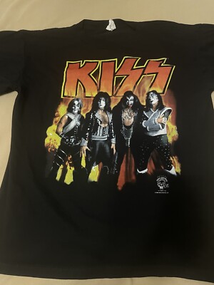 Vintage Kiss 96-97 Alive/Worldwide Tour Shirt Mens Large Never Worn