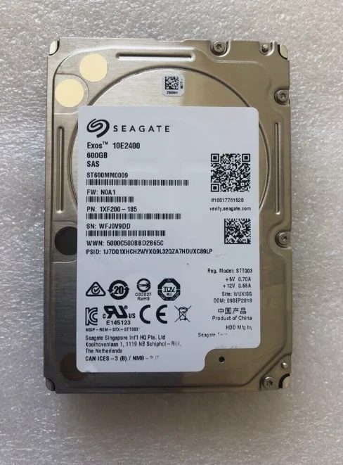 ST600MM0009 Seagate 600GB Exos 10E2400 10K RPM 2.5'' 12Gb/s SAS 128MB Hard Drive - Image 2 of 2