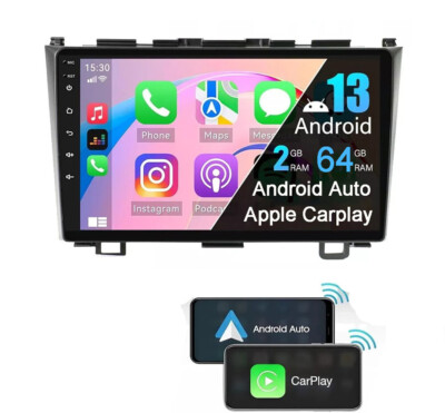 2G+64G Apple CarPlay Für Honda CRV CR-V III 2007-2011 Autoradio Android 13 GPS