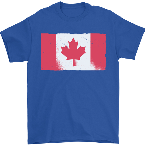 Herren-T-Shirt Distressed kanadische Flagge Kanada 100 % Baumwolle - Bild 5 von 14