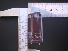 2X EKMH451VSN101MP40T Chemi-Con 100uF 450V 22x40 Electrolytic Snap In Capacitor