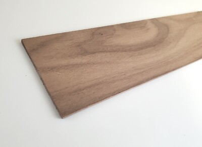 Walnut Wood Sheet Plank 1/8'' Thick x 3'' Wide x 12'' Long Kiln Dried Woodworking