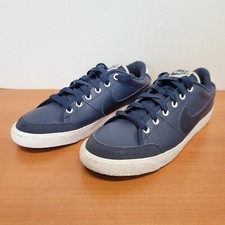 Classic 2008 Used Size 9 Nike Court Low Shoes Black  White 344143-441