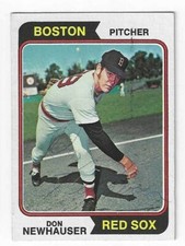 Don Newhauser Signed 1974 Topps Card / Autographed