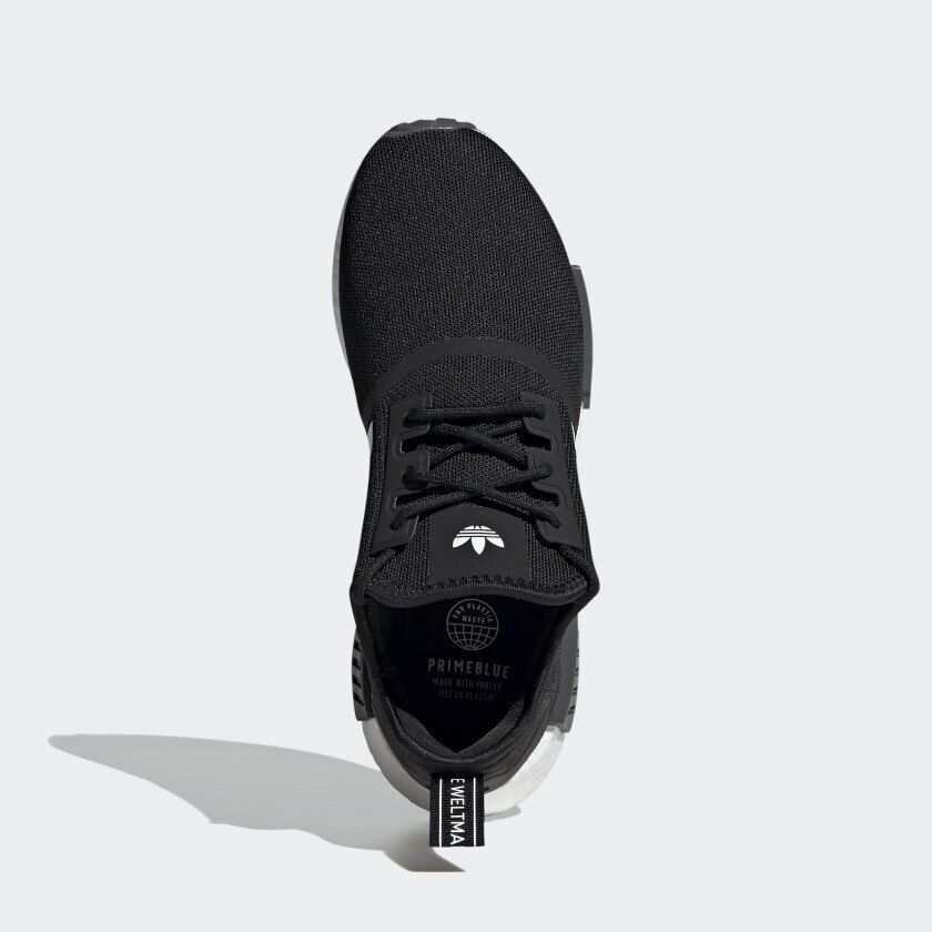 Adidas NMD_R1 Primeblue Black White GZ9258 Men's Running Adidas NMD_R1 Primeblue Black White GZ9258 Men's Running