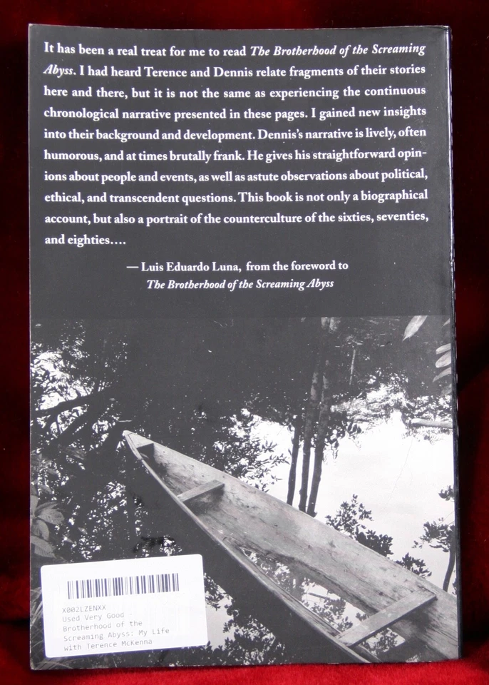 Brotherhood Of The Screaming Abyss by Dennis McKenna paperback signed, inscribed - Image 2 of 4