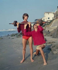 Peter Tork as Peter, Davy Jones as Davy etc on The Monkees 1960s TV Photo 12