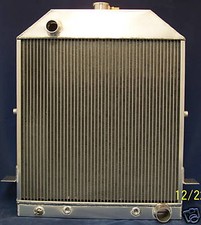 1940 To 42 Ford Chevy V-8 Aluminum Radiator Direct Fit Made In Usa 