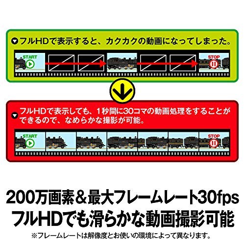 buffalo WEB camera 1080P Full HD 30 fps 2 million pixels Viewing angle appr 453 - Afbeelding 4 van 7