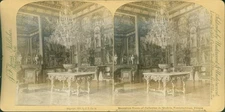 13813912 - Fontainebleau Reception Room of CAtherine de Medicis Stereo AK CDV