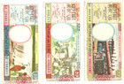 Pre 1975 South Vietnam Lottery Tickets=Ticket for April 1969-3 tickets=Nice !! — photo 1