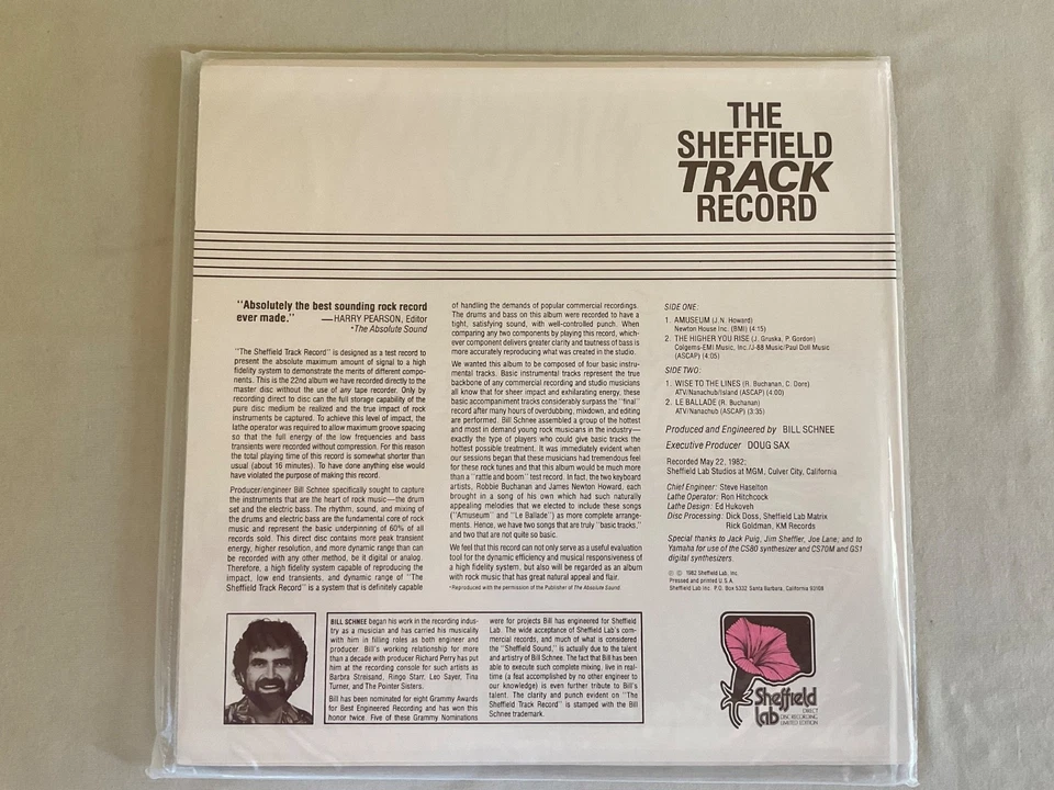 The Sheffield Track Record Sheffield Lab 20 Vinyl LP Album New Sealed - Image 2 of 4