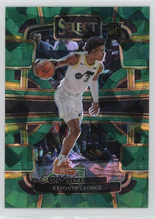 2023-24 Panini Select Concourse Green Ice Prizm Keyonte George #75 15sx