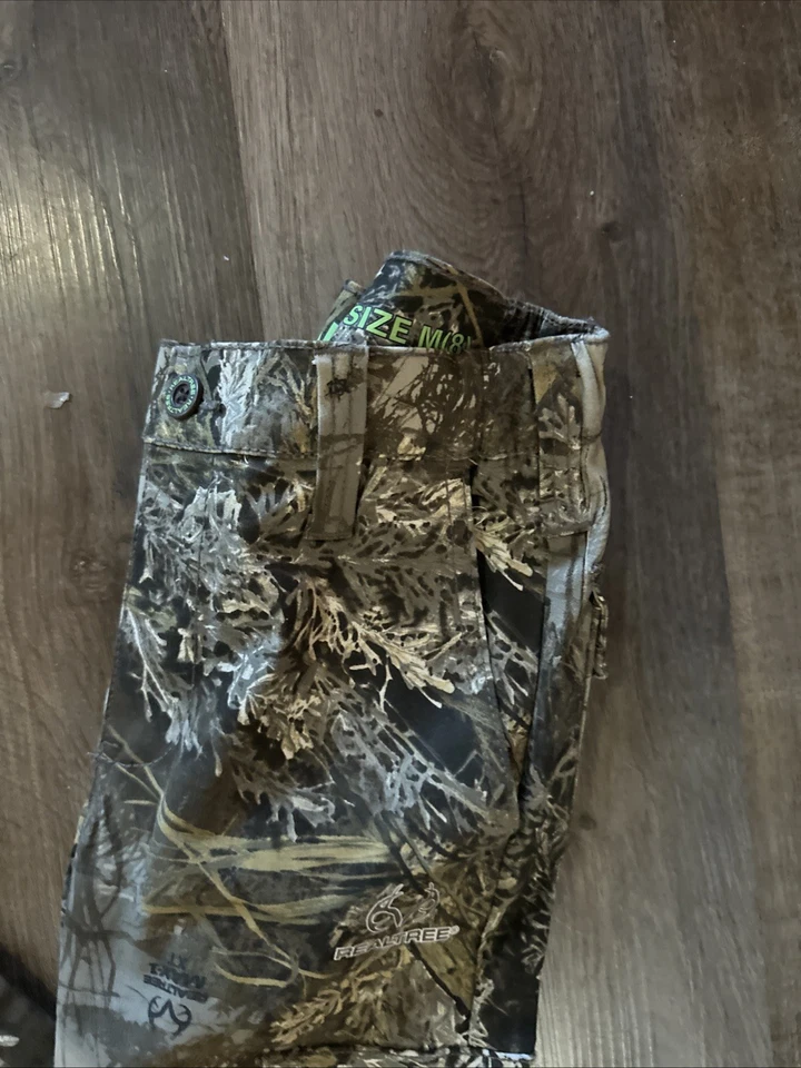 Pantalones cargo Mossy Oak Break Up Infinity camuflaje camuflaje niños jóvenes talla 8 medianos Foto 2 de 4