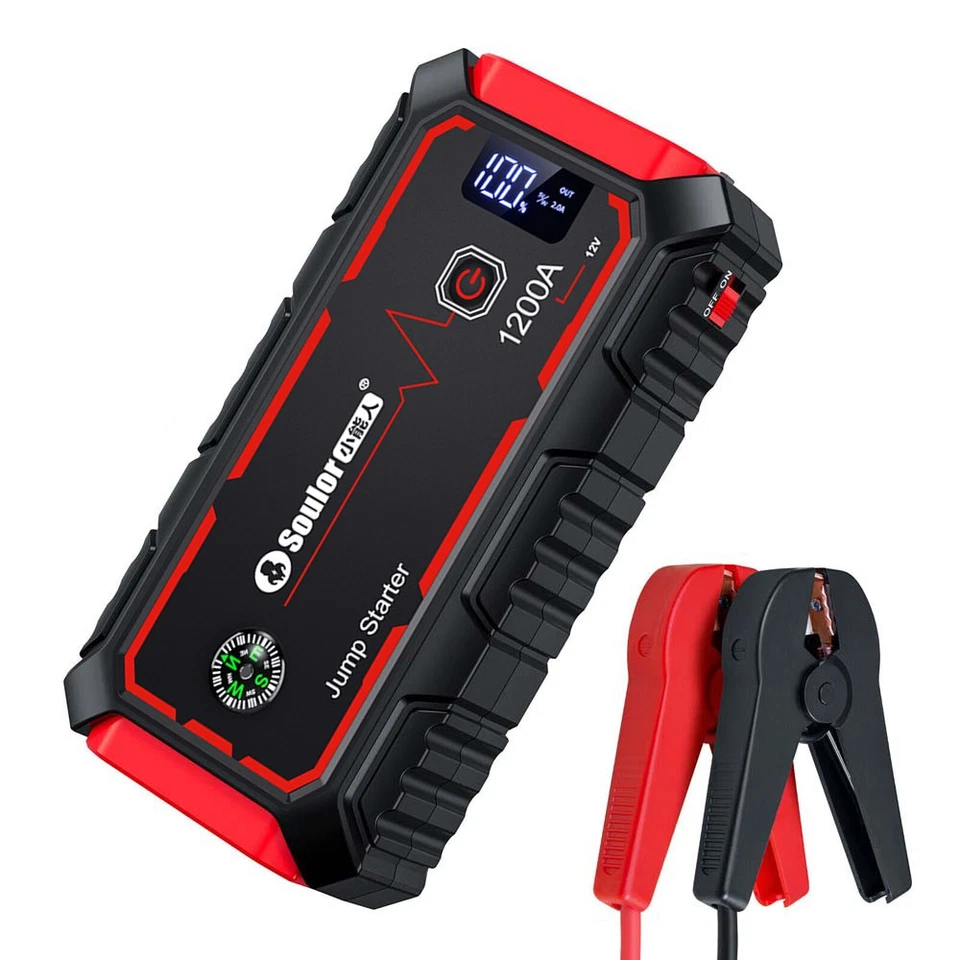 28800mAh Auto Jump Starter Booster Jumper Box Power Bank Batterieladegerät - Bild 3 von 4