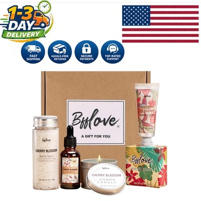 Exquisite Cherry Blossom Spa Gift Set - 5 Luxurious Travel Size Essentials