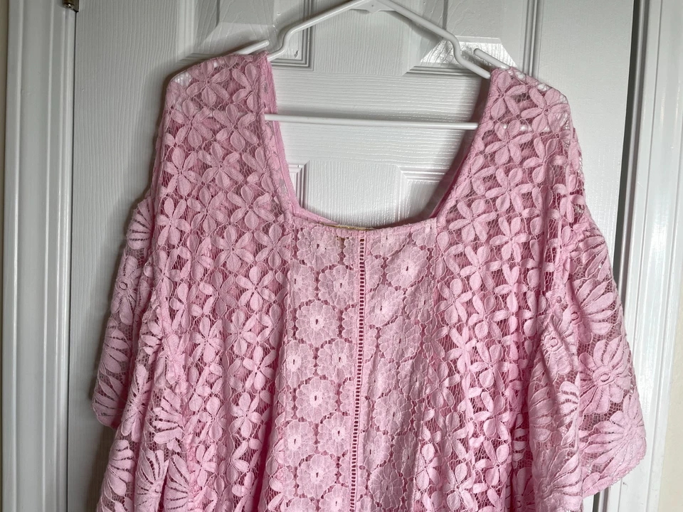 Top Botín Pirata Jens Talla PS Crochet Encaje Hada Casa Rosa Festival Hippie Foto 2 de 4