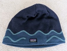 Patagonia Beanie Blue Whale Wool Hat Headwear Kids Sz Small