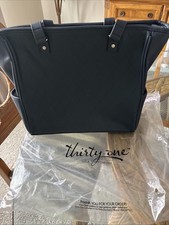 Thirty One Cindy Tote Midnight Navy Diamond P...