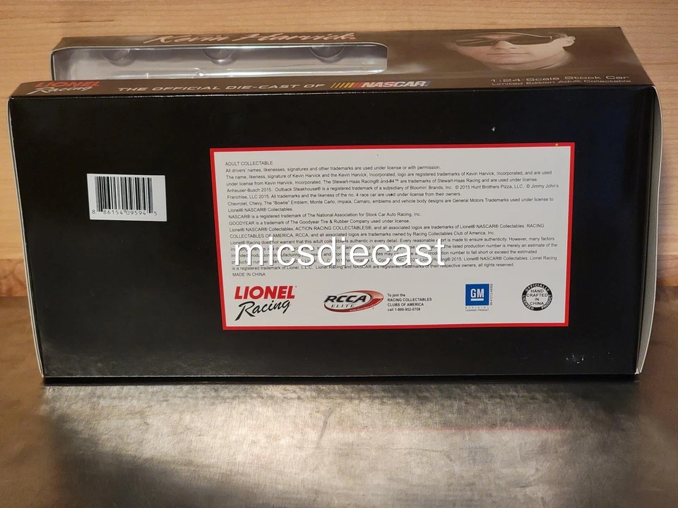 Kevin Harvick #4 Hunt Bros Pizza 2015 raro 1:24 acción diecast SHR 649 NUEVO EN CAJA Foto 3 de 4
