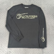 Harry Potter Shirt Ollivanders Wizarding World Long Sleeve Black Men Medium
