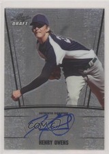2011 Leaf Metal Draft Silver Prismatic 72/99 Henry Owens #AU-HO1 Auto 0q3