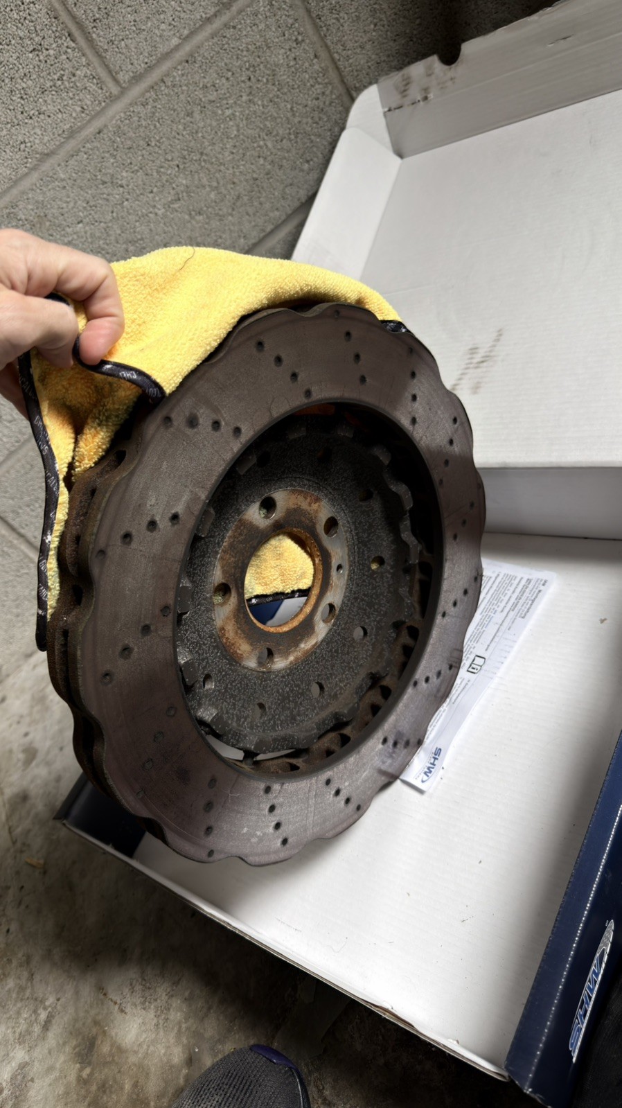 Front Left Right Brake Disk Rotor OEM 4S0615301B Audi R8 4S 2014-23 Lamborghini