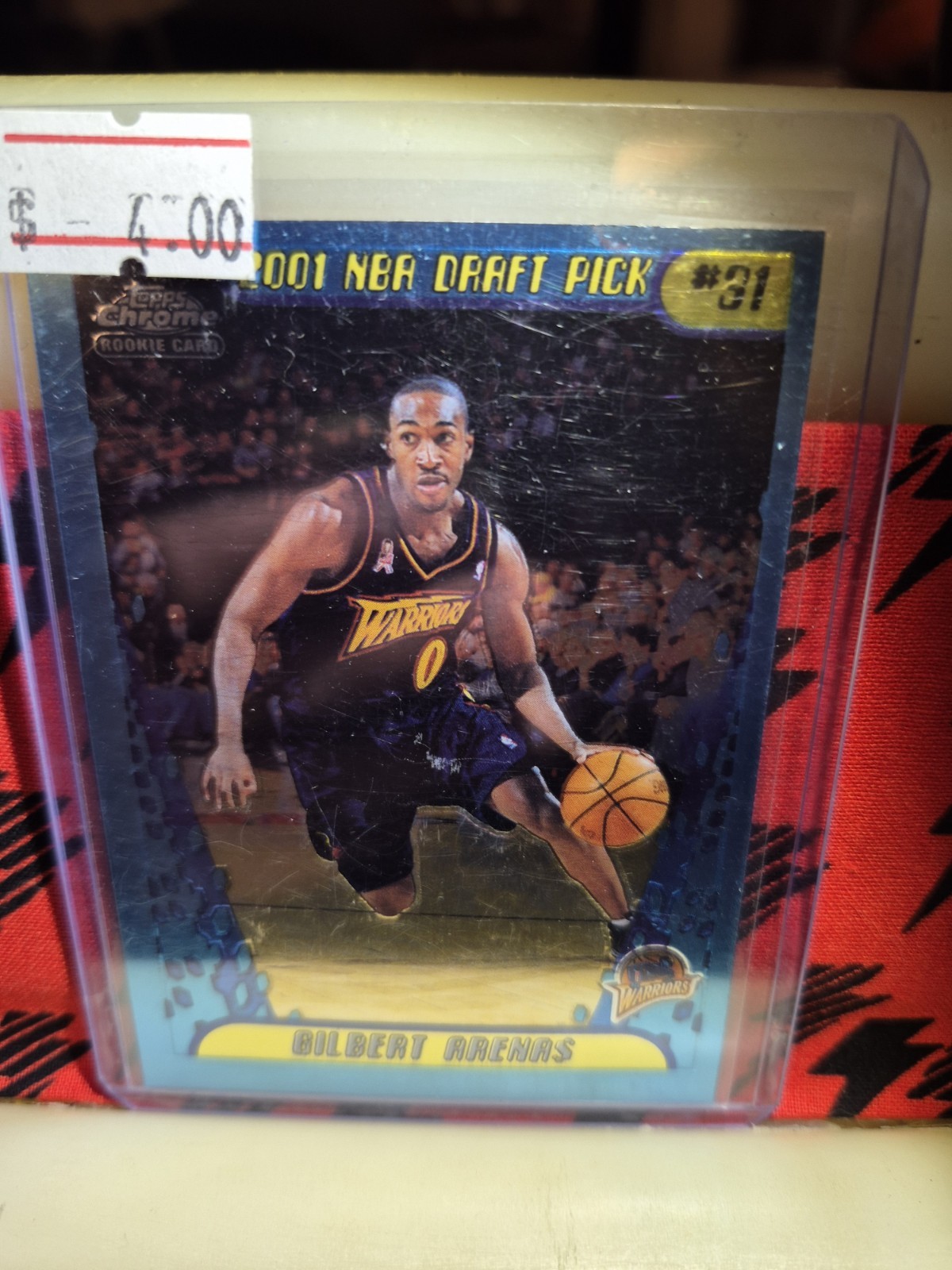 2001-02 Topps Chrome - Gilbert Arenas #157 (RC)