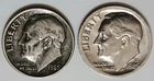 1985 D Roosevelt Dime Lot 2  Weak Strike Possible Grease Error Blob Lettering