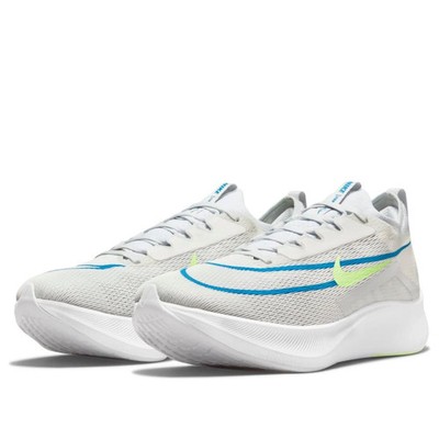 New Men’s Size 13 - Nike Zoom Fly 4 White Imperial Blue Lime Glow CT2392 100 New Men main image 2