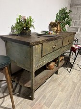 Banco da lavoro industriale vintage cucina negozio pub ristorante tavolo consegna disponibile