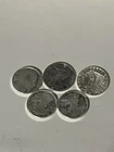 1/10th Oz .999 Fine Silver Various Rounds Lot Of 5