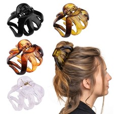 4PCS Extra Large Strong Hold Hair Clips for Thick and All Hair Types - 3.15" ...