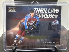 2019-20 O-Pee-Chee Platinum - Thrilling Finishes Cale Makar #TF-22 (RC)