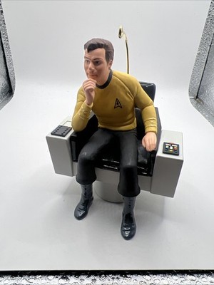 Star Trek Captain James T Kirk Weihnachten Hallmark Andenken Ornament Neu im Karton