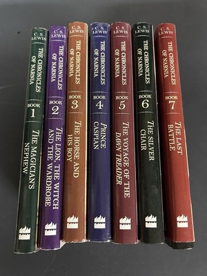 The Chronicles of Narnia 7 Volume Book Set by C.S. Lewis Hardcover