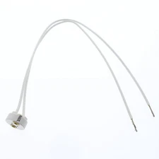 Leviton 80053 Quartz Lampholder Light Socket Miniature Bi-Pin Single End GY6.35